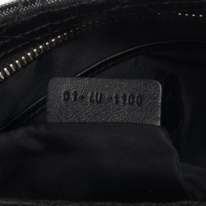 Christian Dior Coated Canvas Cannage Panarea Clutch Black 7 of 7