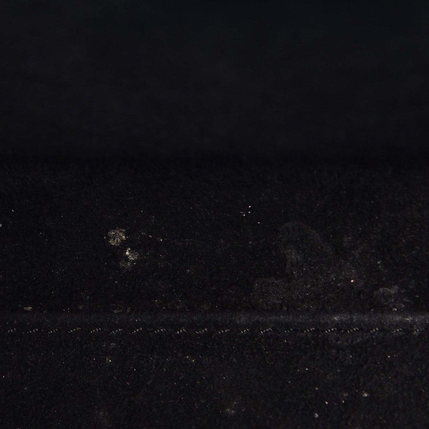 Drummed Calfskin Nano Luggage Black
