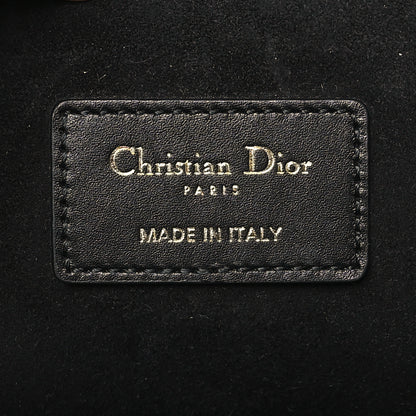 Christian Dior Calfskin CD Embossed Medium C'est Chain Bucket Bag Black 6 of 9