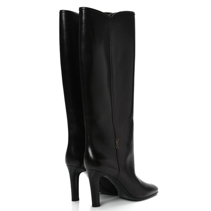 Saint Laurent Jane 90 Knee High Boots 41 Mocaccino 4 of 9