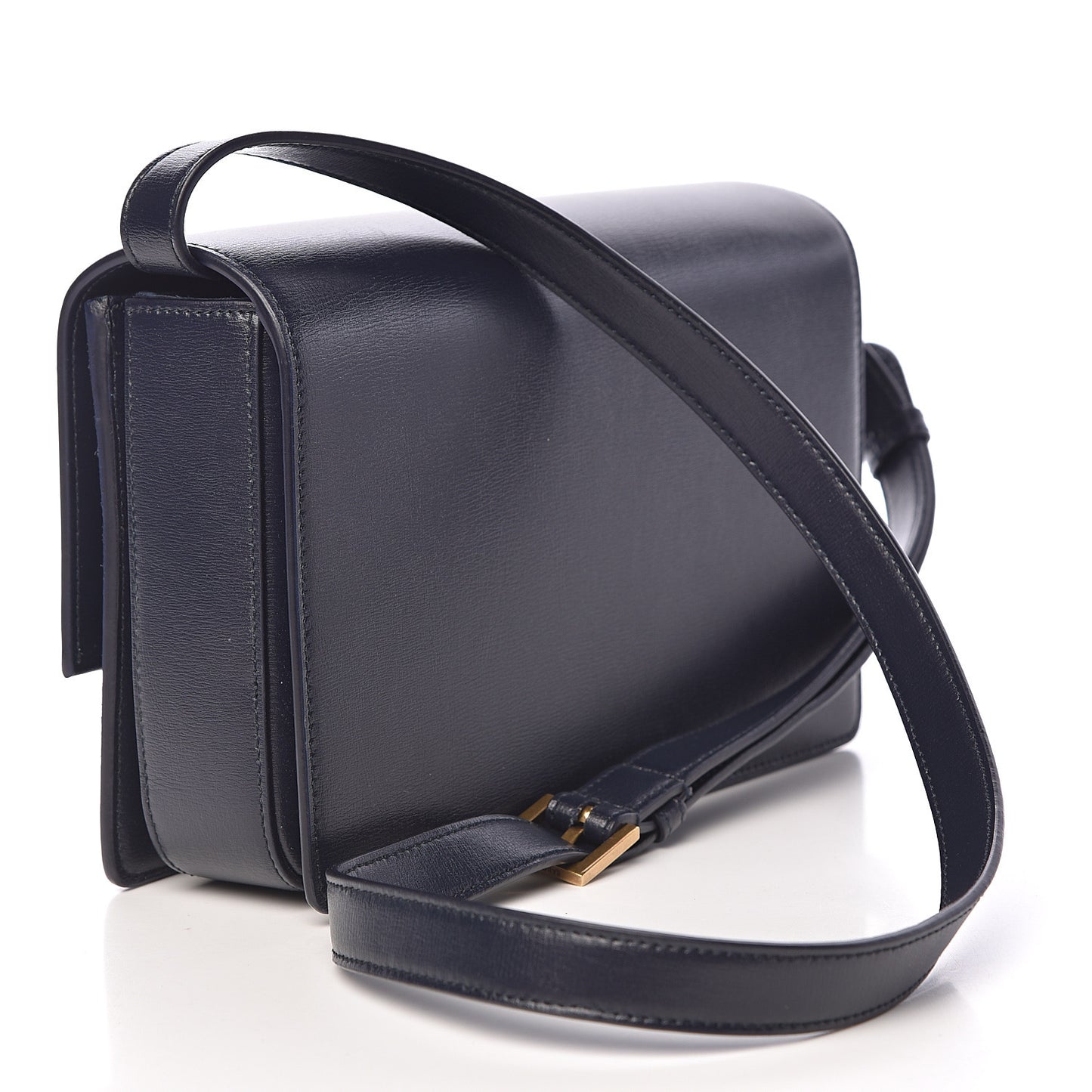 Smooth Calfskin Suede Medium Bellechasse Navy