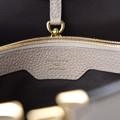 Louis Vuitton Taurillon Capucines MM Galet 8 of 9