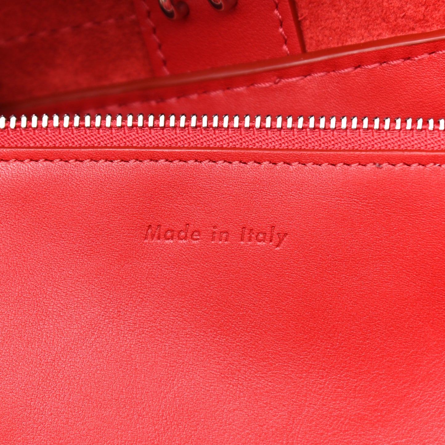 Smooth Calfskin Small Big Bag Pop Red