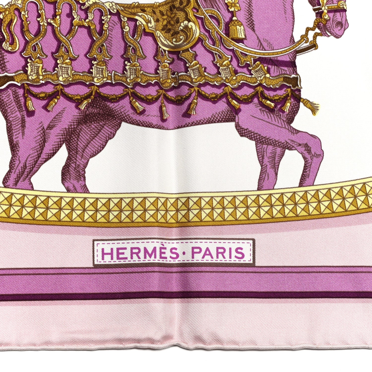 Hermes Silk Grand Apparat Scarf 90 2 of 5