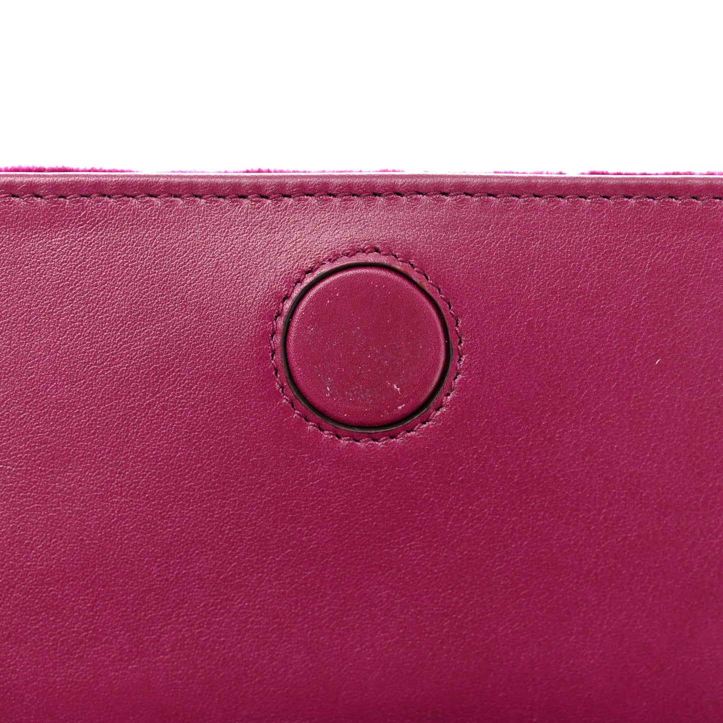 Velvet Matelasse GG Marmont Mini Bag Fuchsia Violet Cyclamen