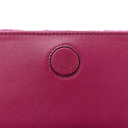Gucci Velvet Matelasse GG Marmont Mini Bag Fuchsia Violet Cyclamen 11 of 11