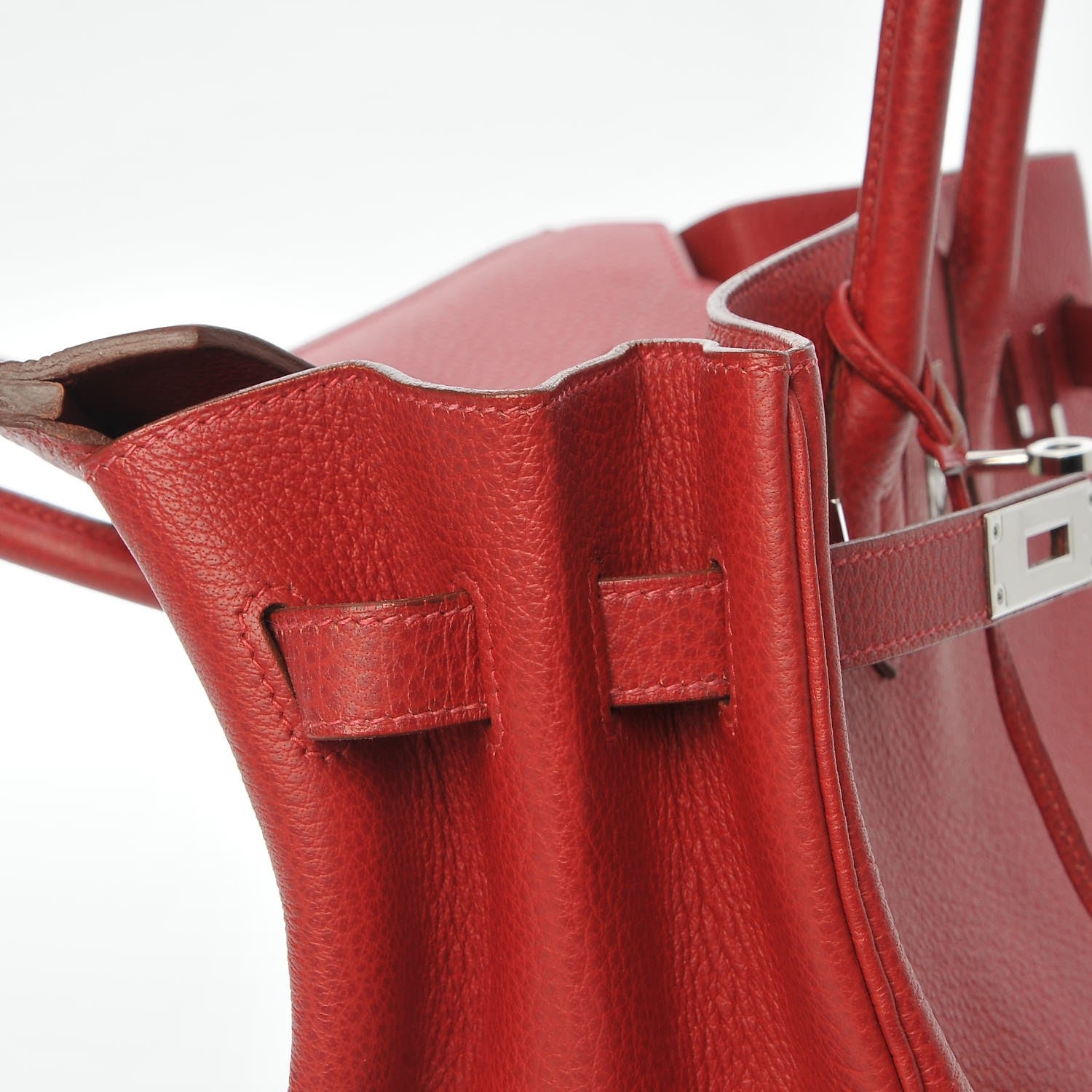 Hermes Buffle Skipper Birkin 35 Rouge Vif 25 of 40