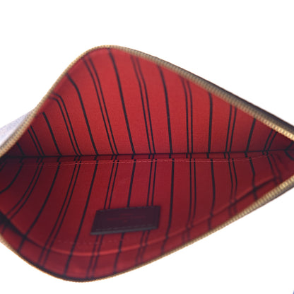 Louis Vuitton Damier Ebene Neverfull MM GM Pochette 5 of 8
