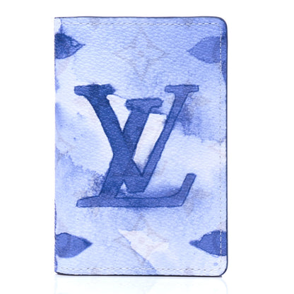 Louis Vuitton Monogram Watercolor Pocket Organizer Blue 1 of 4