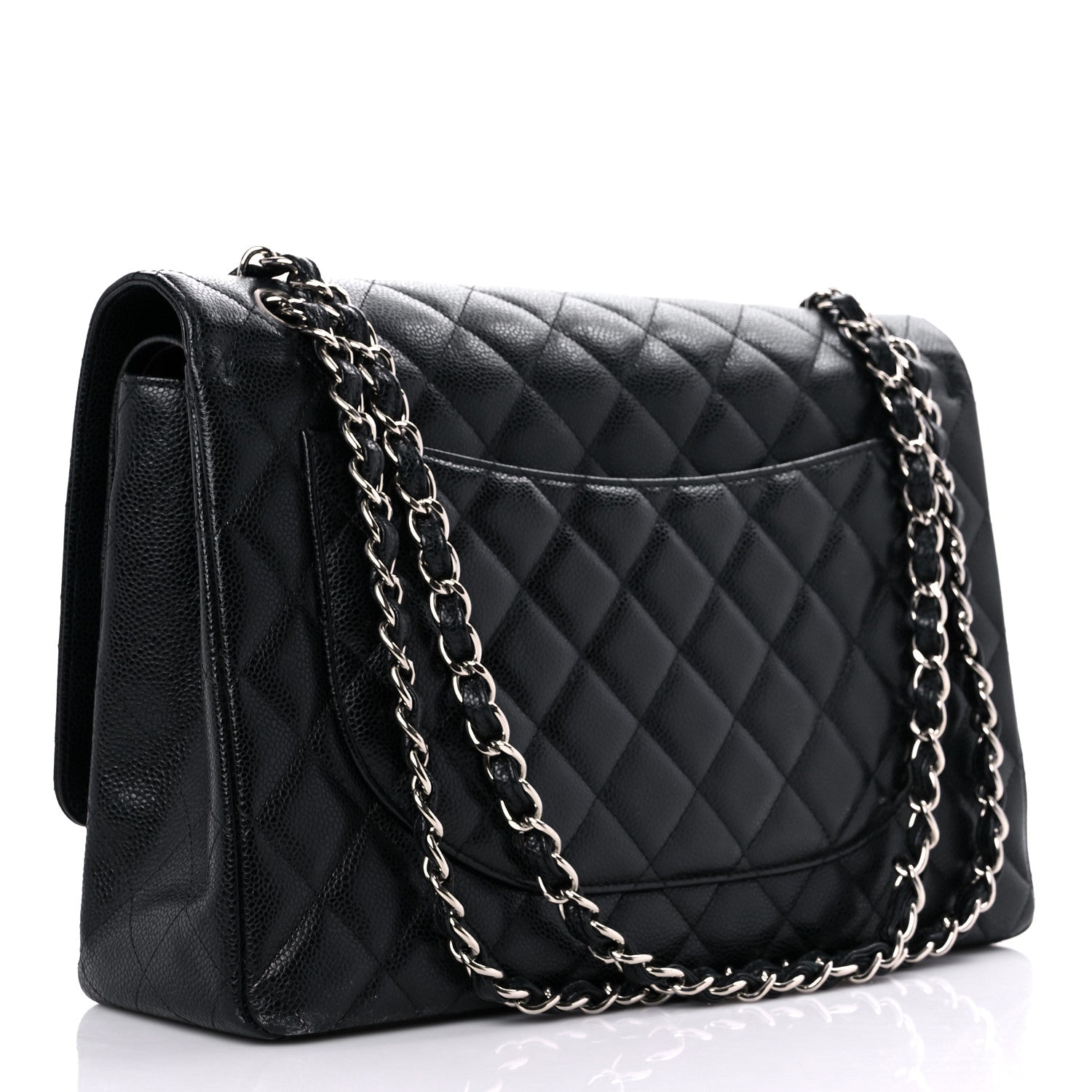 Chanel Caviar Quilted Maxi Double Flap Black 3 of 18