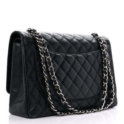 Chanel Caviar Quilted Maxi Double Flap Black 3 of 18