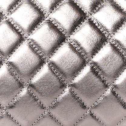 Chanel Metallic Aged Calfskin Quilted Timeless Clutch Silver 9 of 12
