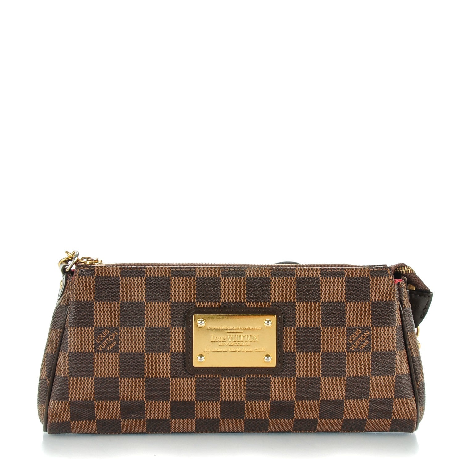 Louis Vuitton Damier Ebene Eva Clutch 1 of 8