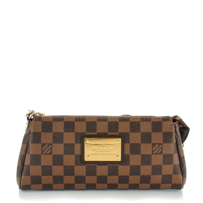 Louis Vuitton Damier Ebene Eva Clutch 1 of 8