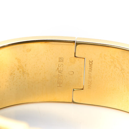 Hermes Enamel Wide Clic Clac H Bracelet GM Black 6 of 7