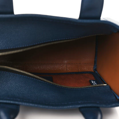 Marc Jacobs Grained Calfskin Small The Tote Bag Blue Sea 5 of 9