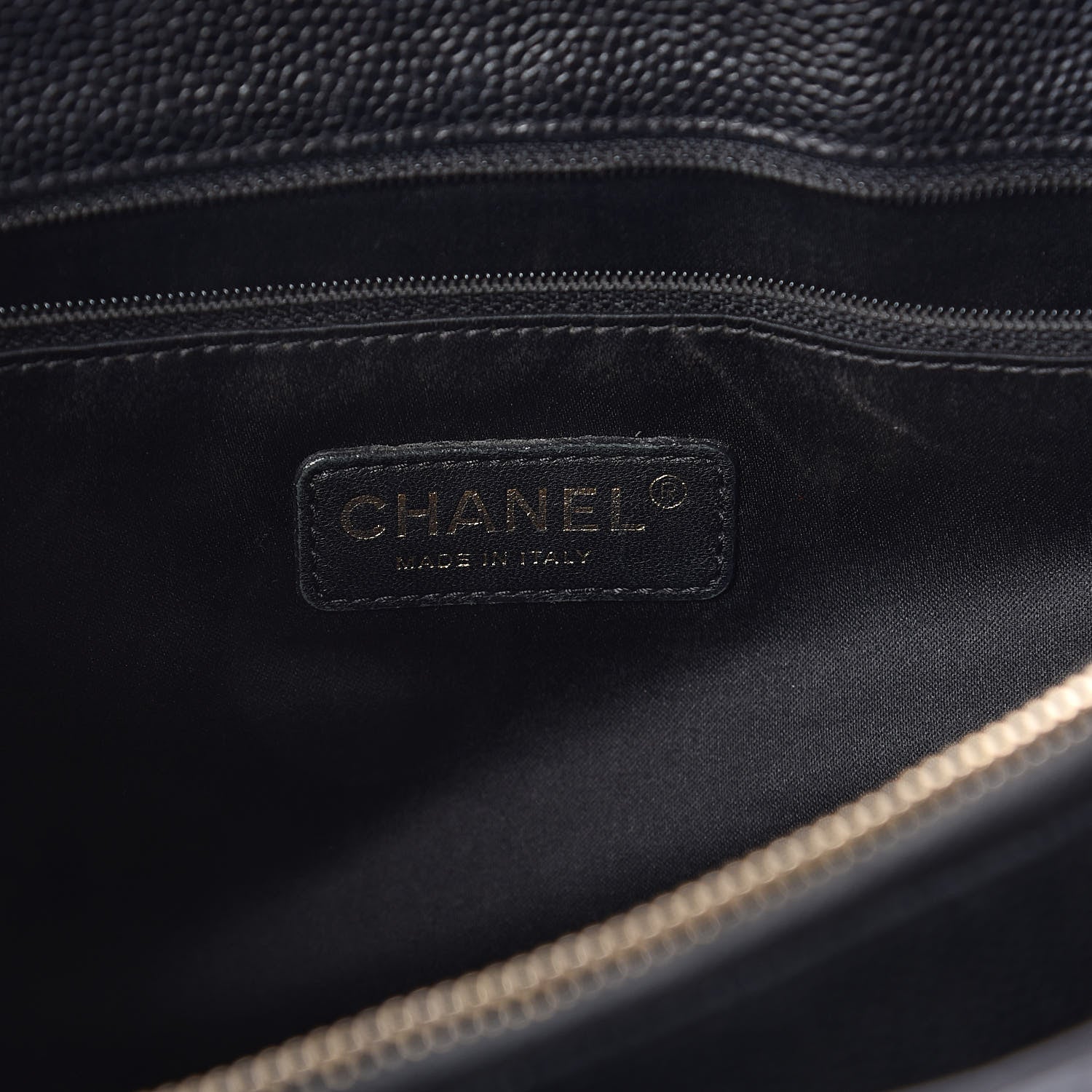 Chanel Caviar Quilted Grand Shopping Tote GST Black 6 of 10