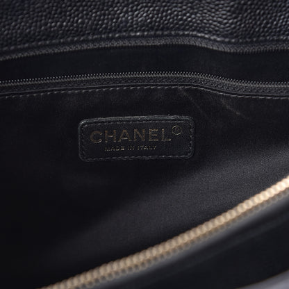 Chanel Caviar Quilted Grand Shopping Tote GST Black 6 of 10