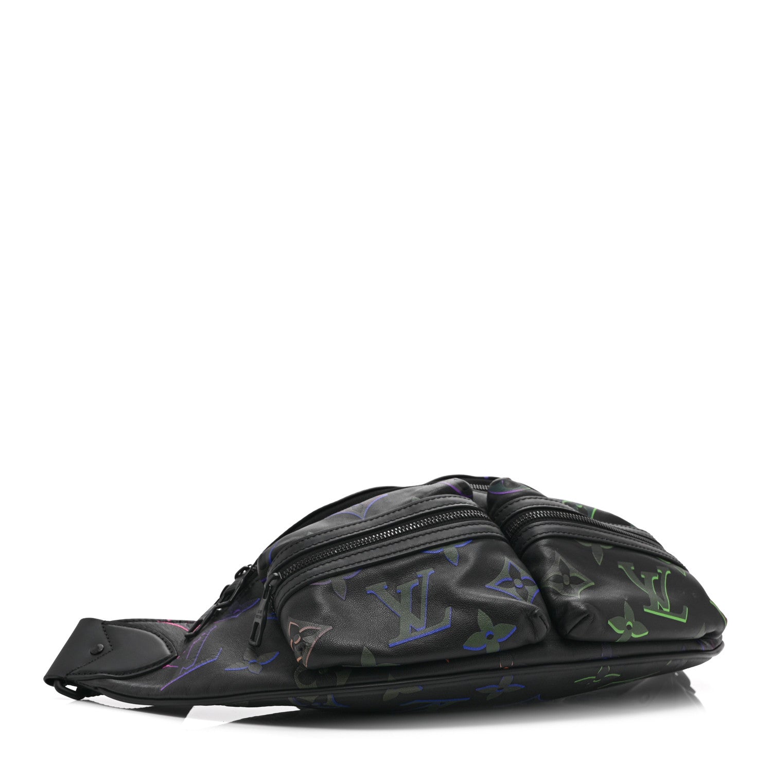 Louis Vuitton Calfskin Monogram Spotlight Comet Bumbag Black Borealis 4 of 9