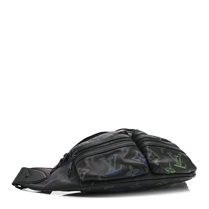 Louis Vuitton Calfskin Monogram Spotlight Comet Bumbag Black Borealis 4 of 9