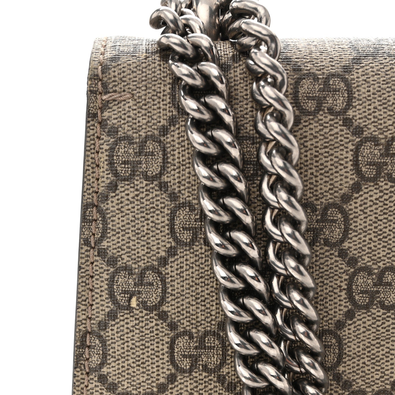 Gucci GG Supreme Monogram Small Dionysus Shoulder Bag Taupe 11 of 13