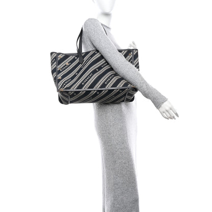 Givenchy Canvas Jacquard Medium Bond Tote Oil Blue 2 of 18