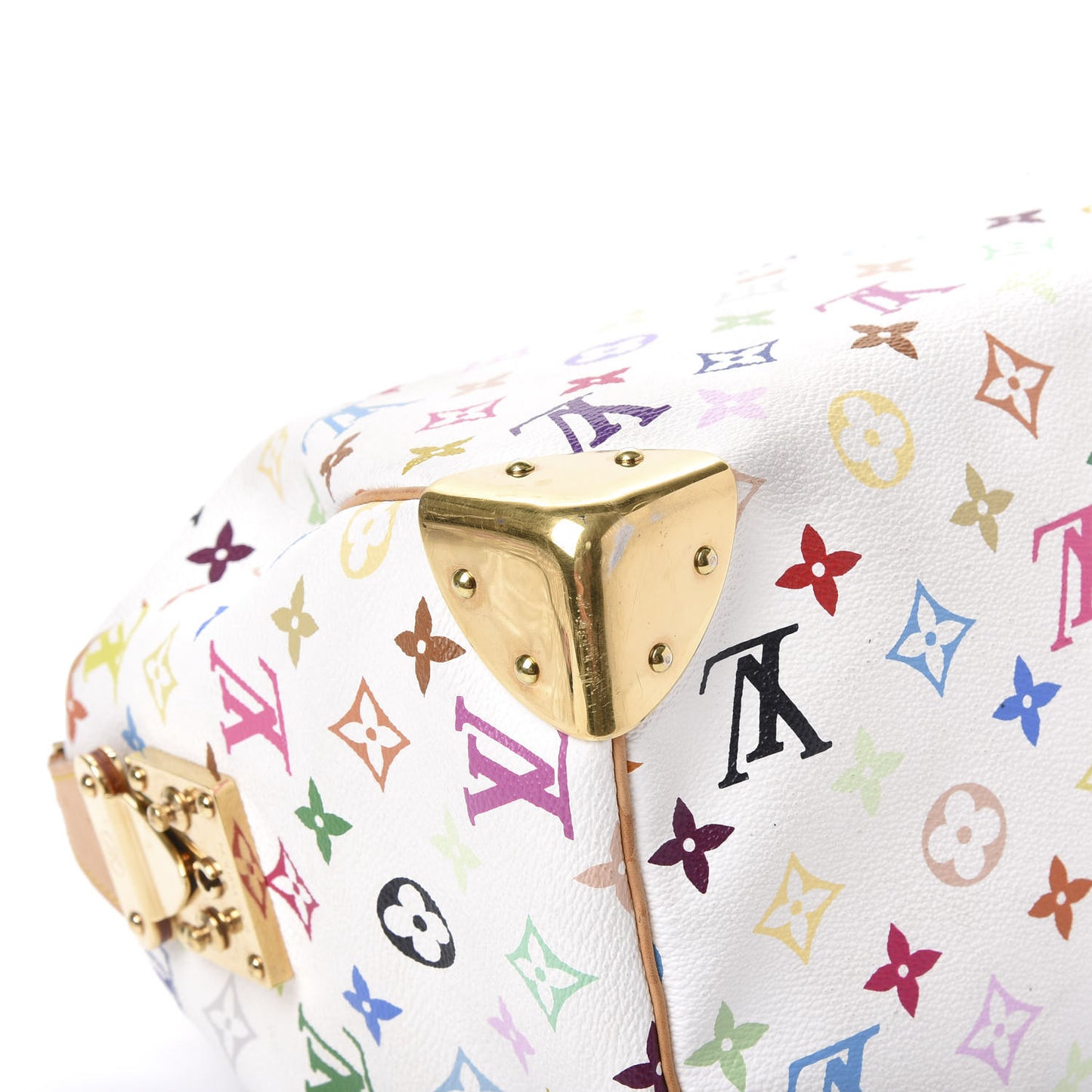 Monogram Multicolor Speedy 30 White