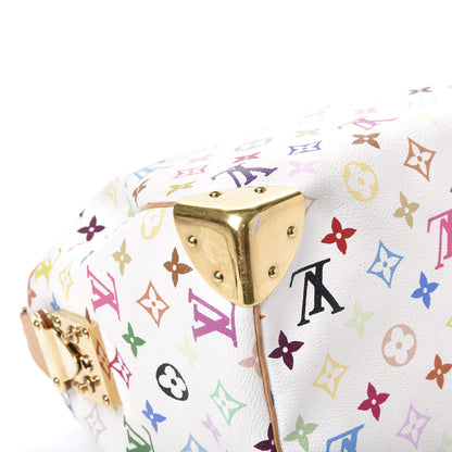 Louis Vuitton Monogram Multicolor Speedy 30 White 7 of 11