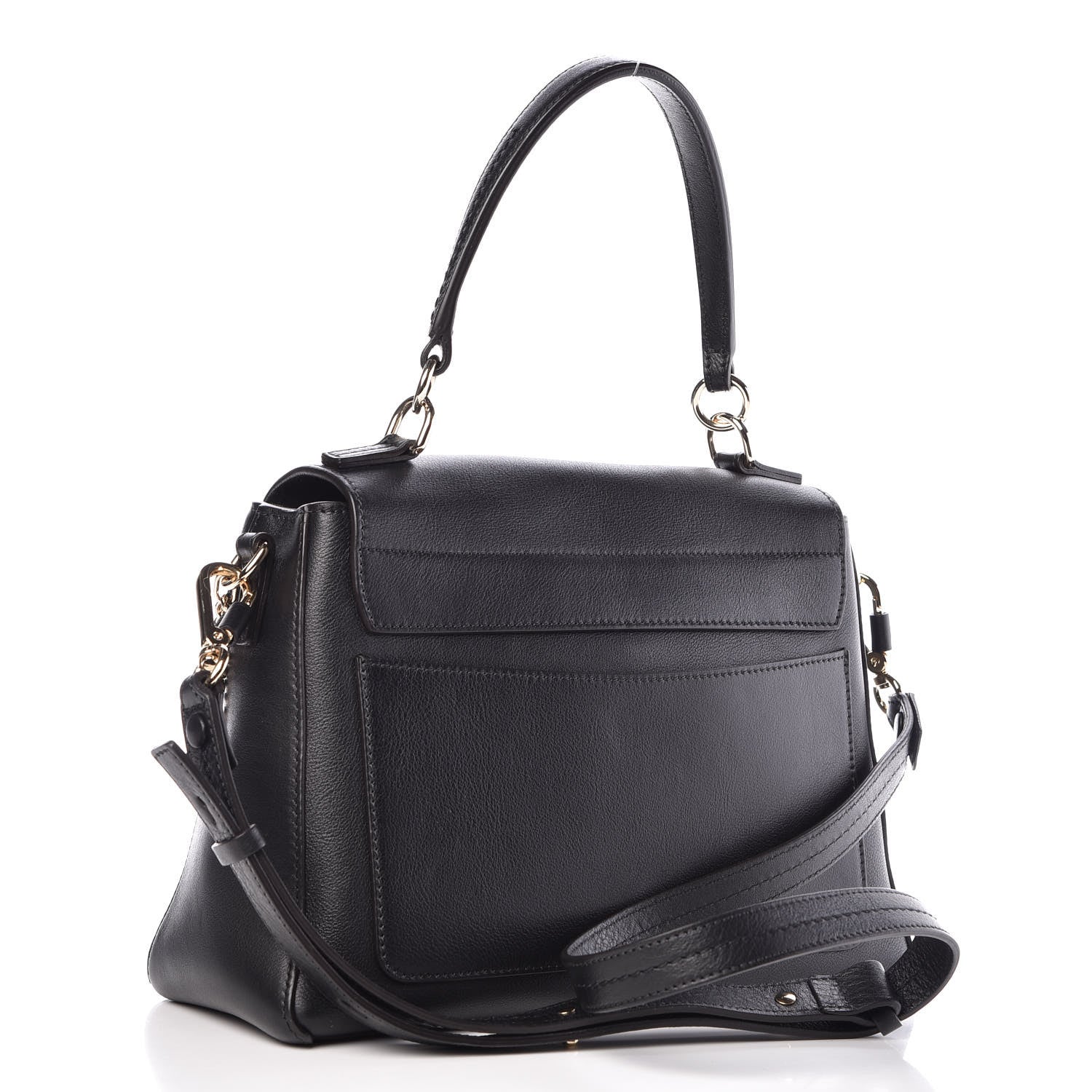 Chloe Calfskin Small Faye Day Shoulder Bag Black 3 of 15