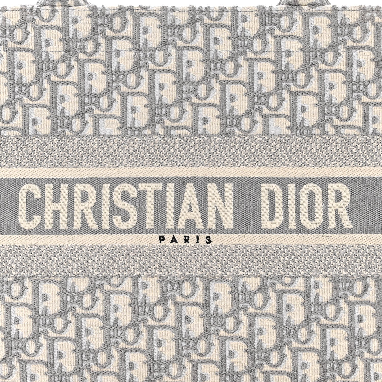 Christian Dior Oblique Medium Book Tote Grey 8 of 13