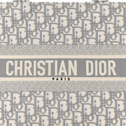 Christian Dior Oblique Medium Book Tote Grey 8 of 13