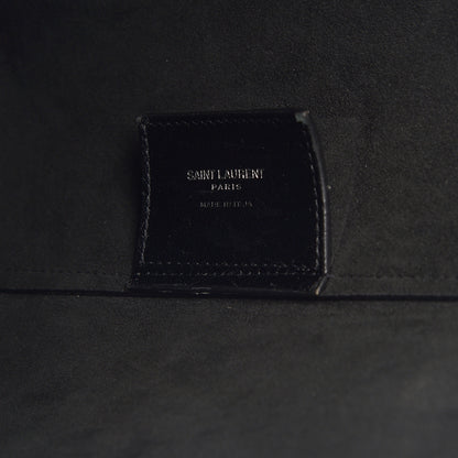 Saint Laurent Patent Calfskin Large Shopping Tote Black 7 of 10