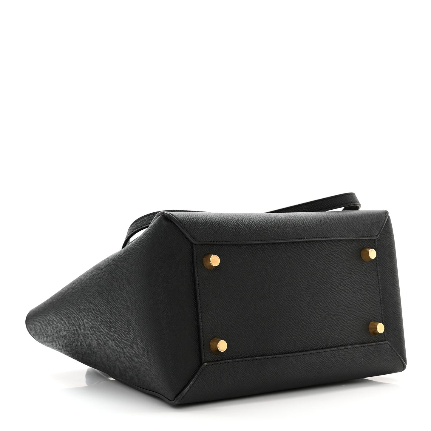 Grained Calfskin Mini Belt Bag Black