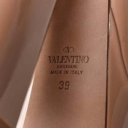 Valentino Garavani Patent Tan-Go 55/155mm Platform Pumps 39 Rose Cannelle 8 of 8
