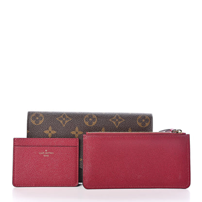 Louis Vuitton Monogram Jeanne Wallet Fuchsia 3 of 9