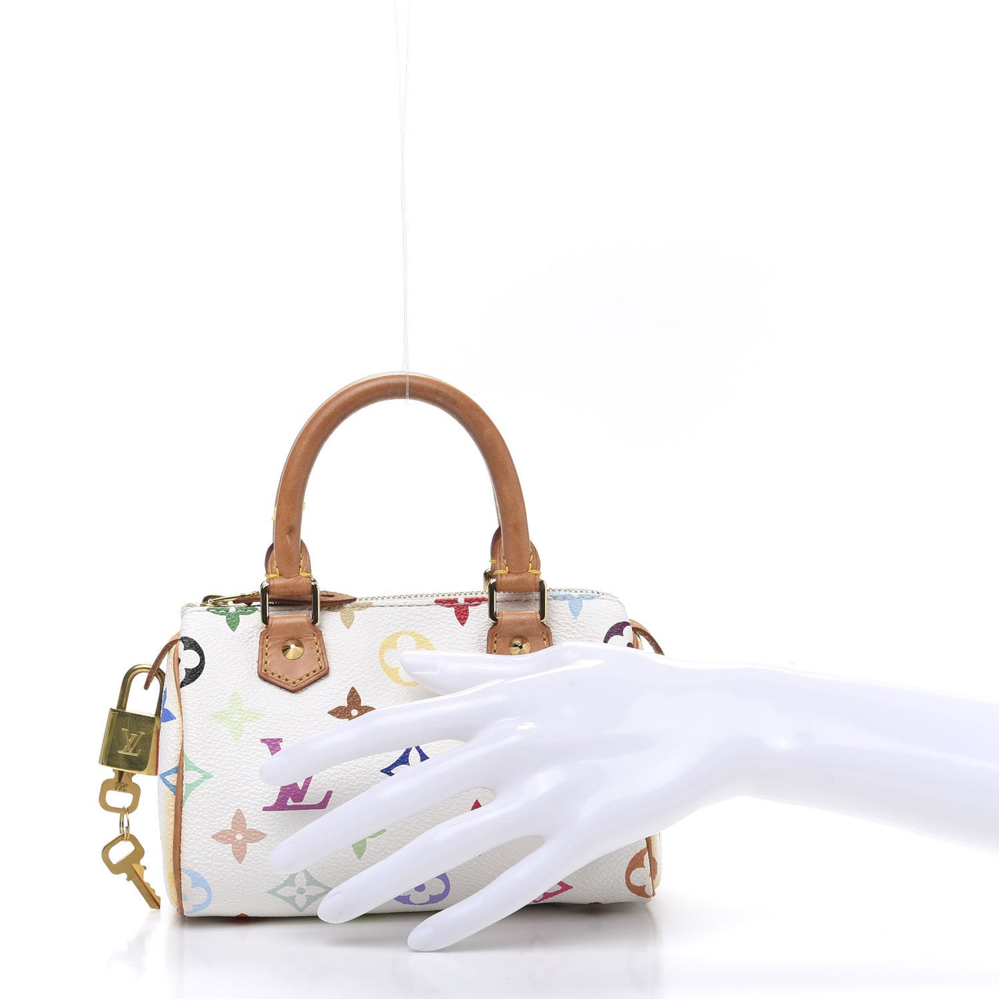 Monogram Multicolor Mini Sac HL Speedy White