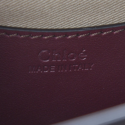 Chloe Calfskin Watersnake Embossed Large Tess Bag Coconut Brown 6 of 7
