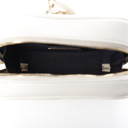 Chanel Lambskin CC Mania Camera Case White 5 of 12