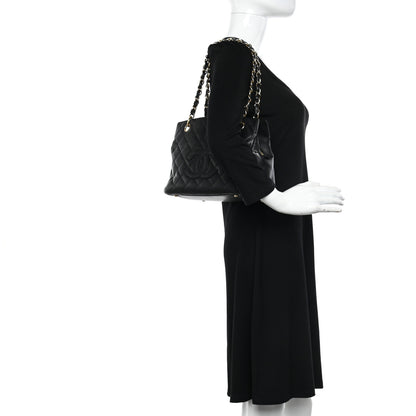 Chanel Caviar Quilted Petit Timeless Tote PTT Black 2 of 14