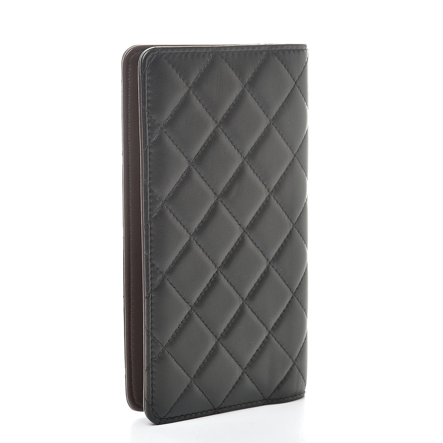 Lambskin Medium Agenda Cover Black