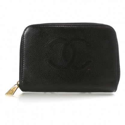 Chanel Caviar Zip Around Wallet Black 1 of 11
