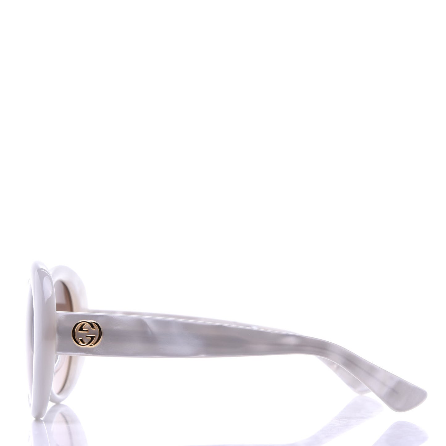 Acetate Round Sunglasses GG3829/F/S White