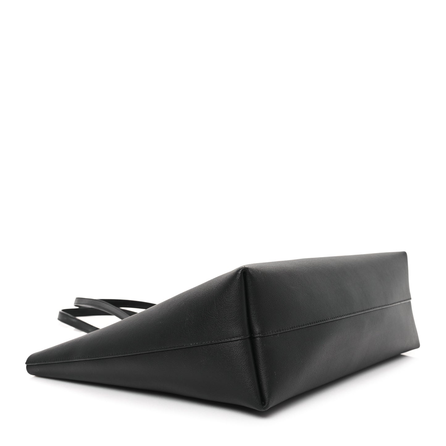 Calfskin Large Shopping Tote Black