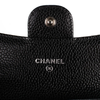Chanel Caviar Quilted Flap Card Holder Black 5 of 8