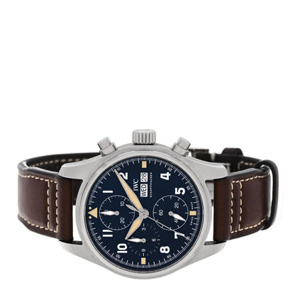 IWC Stainless Steel Calfskin 41mm Pilot Automatic Watch Black IW387903 2 of 5