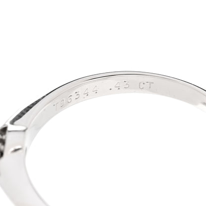 Tiffany Platinum Diamond .43ct Solitaire Engagement Ring 50 5.5 6 of 7