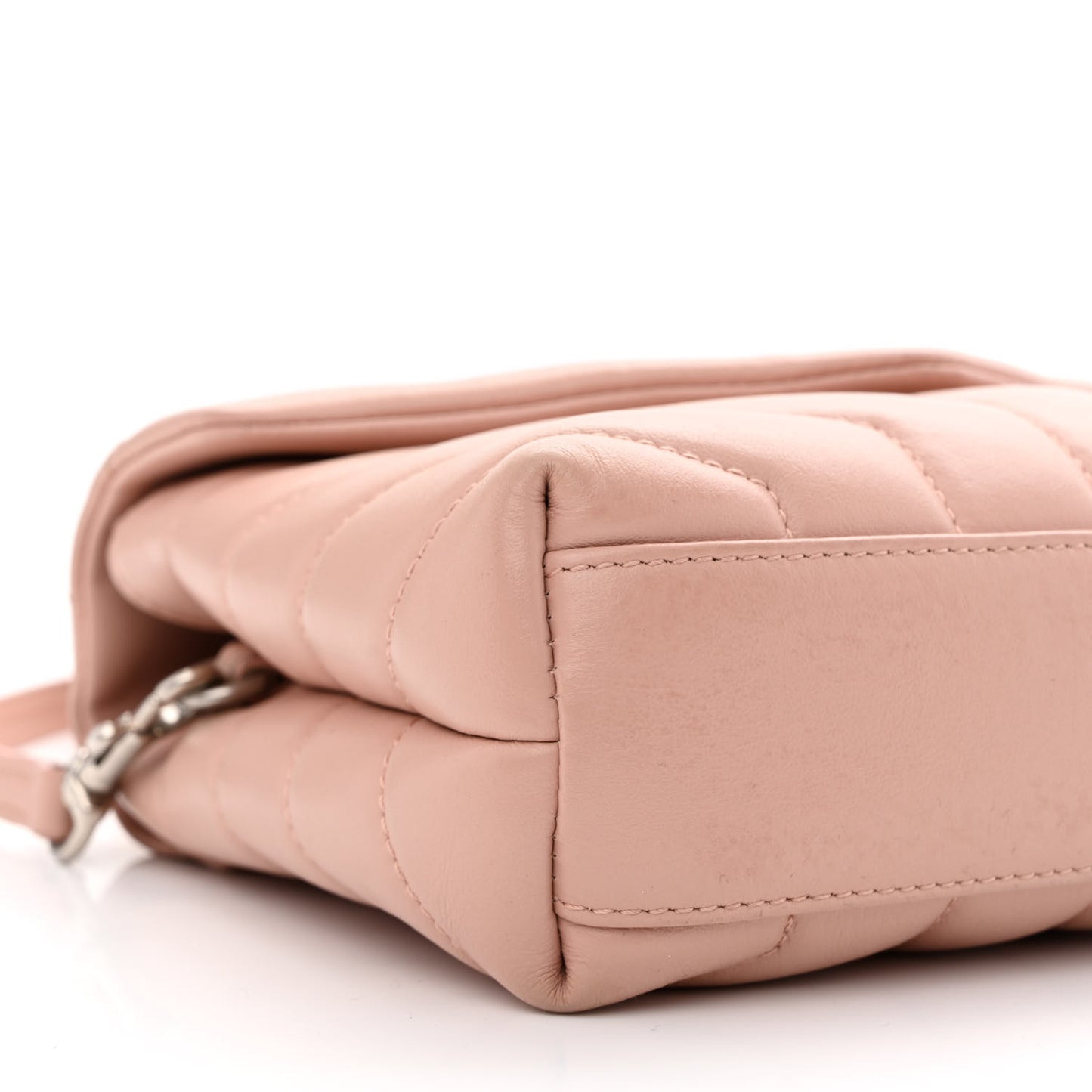 Calfskin Y Quilted Monogram Toy Loulou Crossbody Bag Tender Pink
