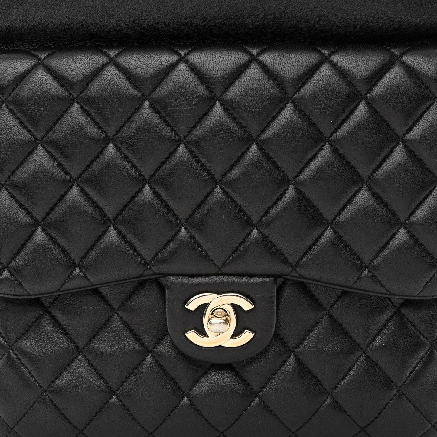 Lambskin Quilted Large In Seoul Backpack Black