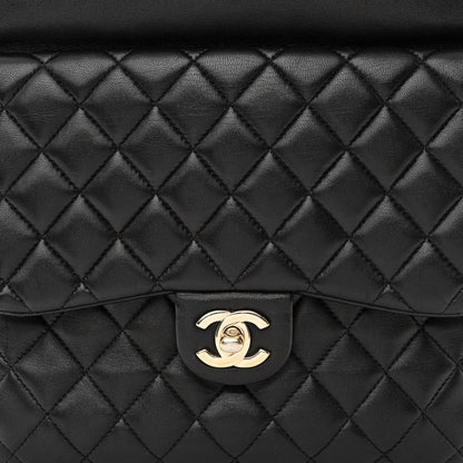 Chanel Lambskin Quilted Large In Seoul Backpack Black 8 of 12