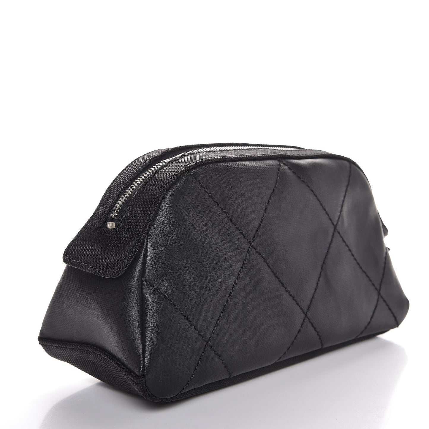 Coated Canvas Biarritz Cosmetic Cosmetic Case Black
